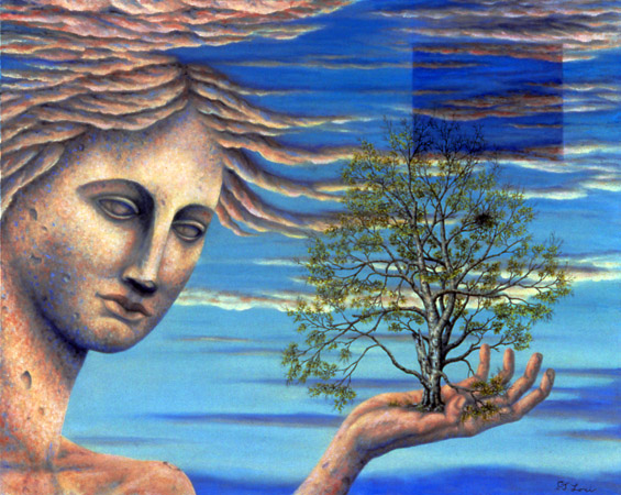 PERSEPHONE, oil on canvas, 24 x 30&quot;, 2004 (Sold)