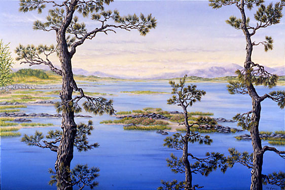 Cape Kerry Blues, oil on canvas, 20 x 30&quot;, 2001 (Sold)
