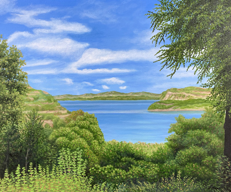 Viewfield, oil on canvas, 20 x 24