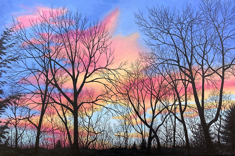 Winter Communion, oil on canvas, 24 x 36