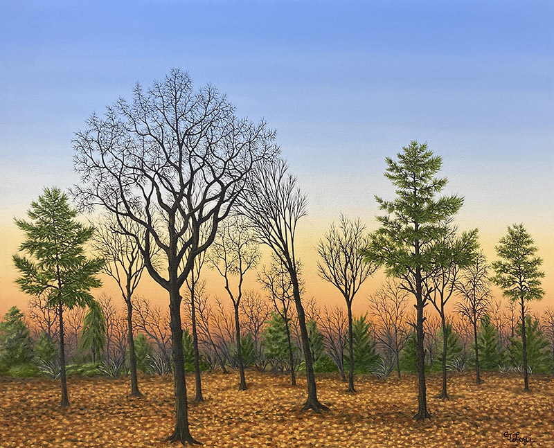 Winters' End, oil on canvas, 24 x 30