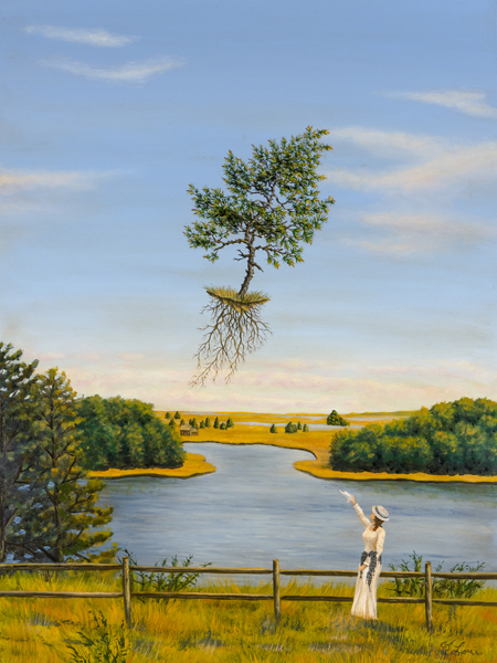 Adieu — oil on panel, 24 x 18&quot;, 2018