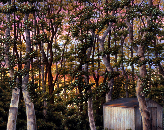 Above the Bracketts — oil on canvas, 24 x 30&quot;, 2012, Sold
