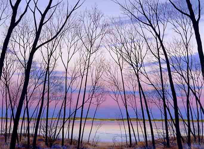 April Array — oil on panel, 18 x 24&quot;, 2011