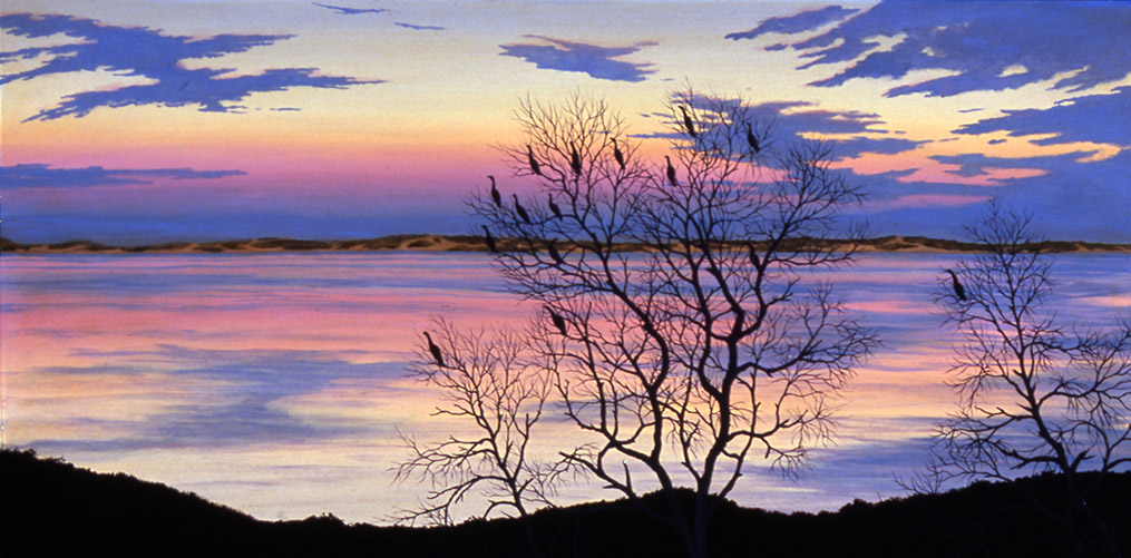 Observance — oil on panel, 12 x 24 x 2&quot;, 2012, Sold