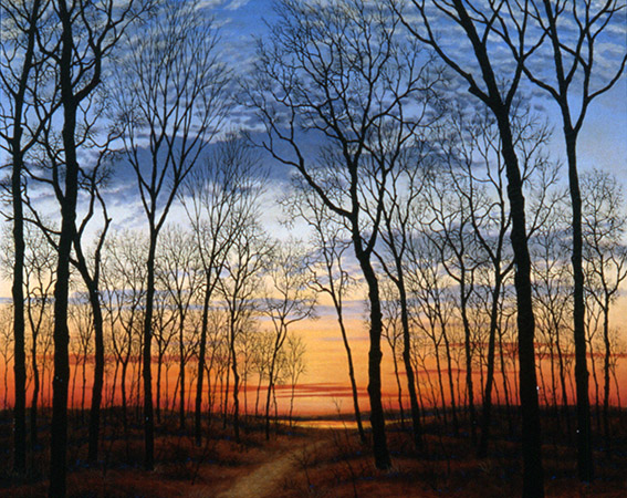 Still Winter — oil on panel, 16 x 20&quot;, 2010, Sold