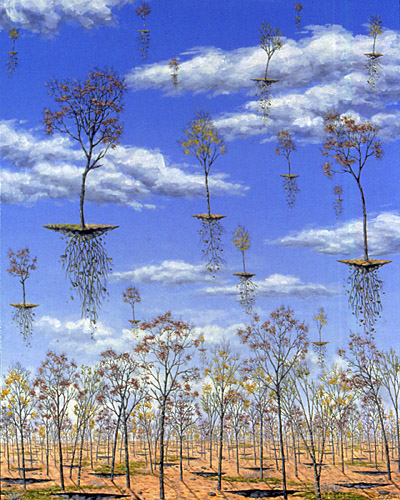 DEFOREST, oil on panel, 20 x 16&quot;, 2006	(Sold)