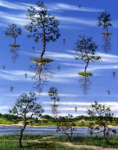 OFF-CAPE, oil on panel, 14 x 11&quot;, 2007 (Sold)