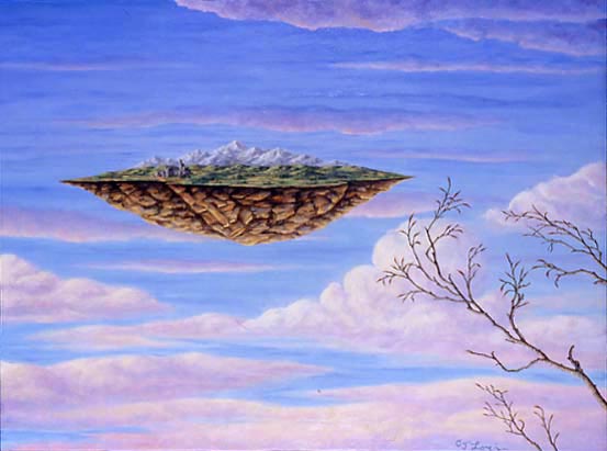 Holding Patterns, oil on canvas, 30 x 40&quot;, 2001
