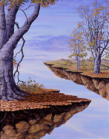 Longwood Ascendant, oil on canvas, 30 x 24&quot;, 2000 (Sold)