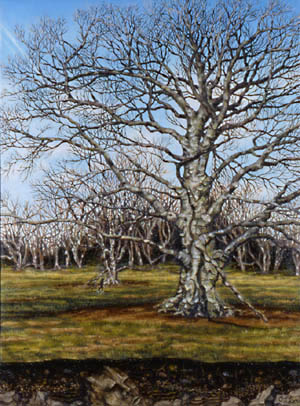 Longwood Sphinx, oil on canvas, 24 x 18&quot;, 2000 (Sold)