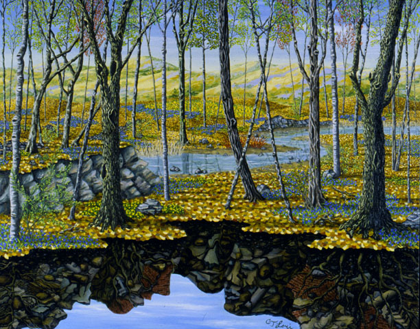 MAYDAY, oil on canvas, 30 x 38