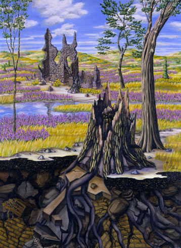 MOMENTARY KINGDOMS, oil on canvas, 30 x 22